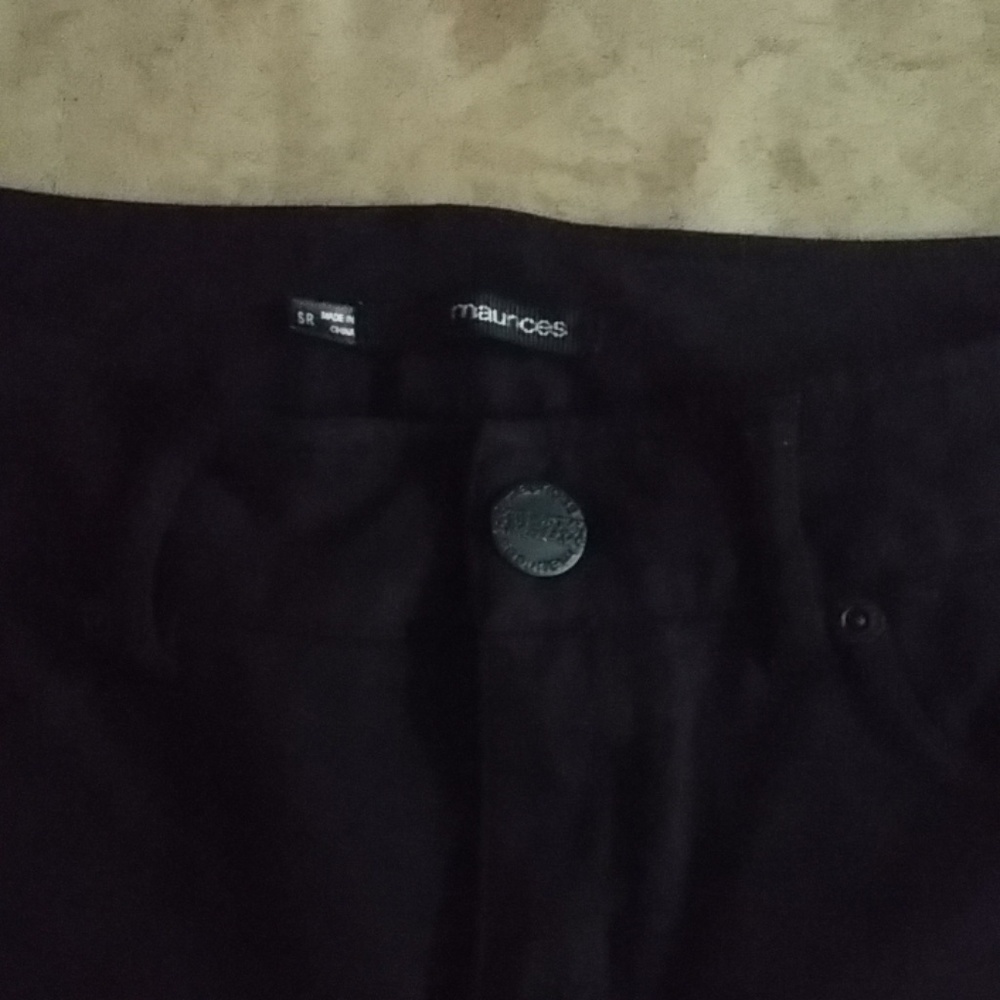 SOLD Maurice's black skinny pants size S reg